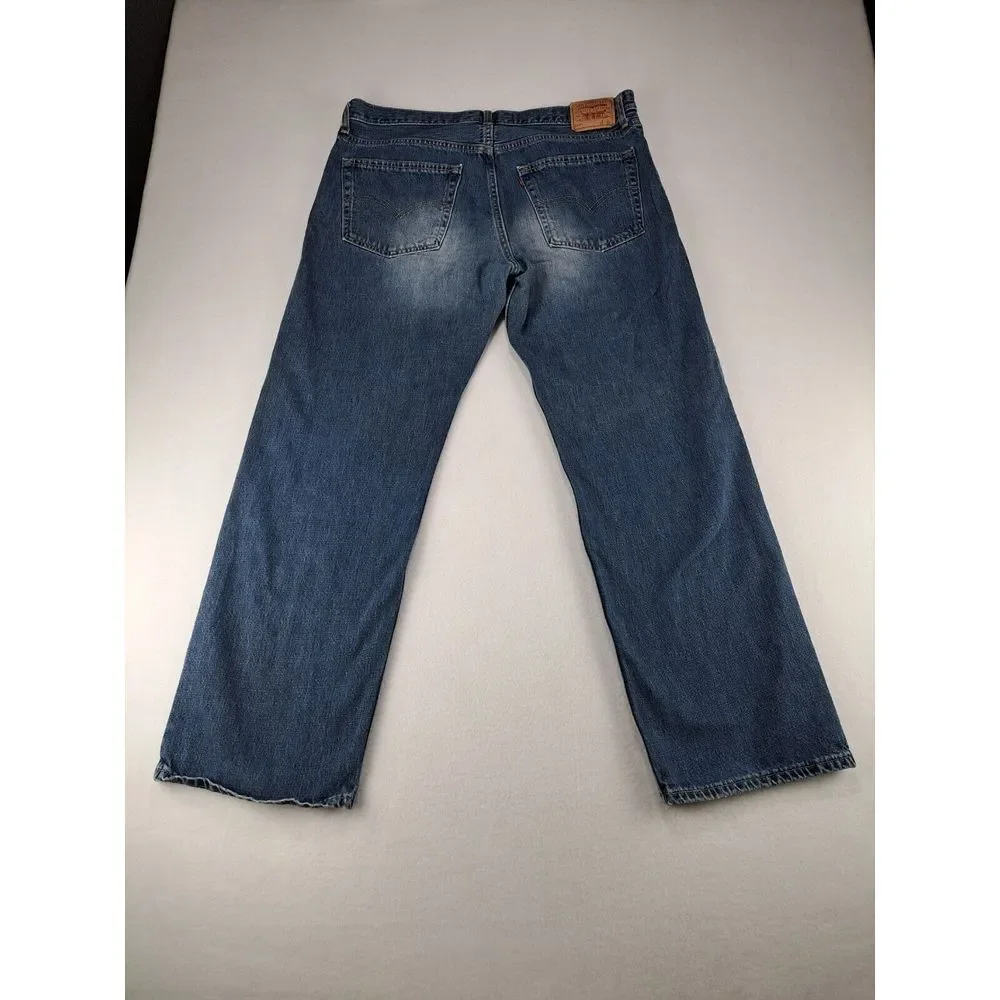 Vintage Levis 529 Low Rise Straight Leg‎ 38x32 ACT 39 Jeans 2002 Y2K Made in USA
